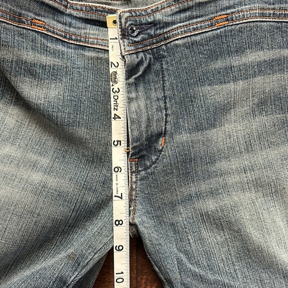 Y2K 7 For All Mankind Star Back Bootcut Jeans RARE style ⭐️ 7FAMK 28 NYM Vintage - Picture 12 of 15